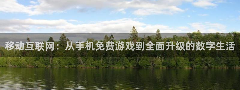 杜邦娱乐官网登录：移动互联网：从手机免费游戏到全面升级的数字