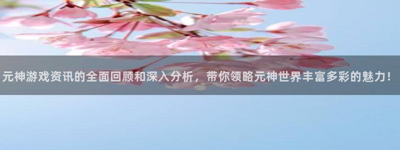 手机杜邦娱乐下载安装：元神游戏资讯的全面回顾和深入分析，带你